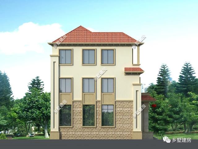 很贊的一款占地面積140平的三層別墅設(shè)計圖，滿滿的華麗麗豪宅既視感