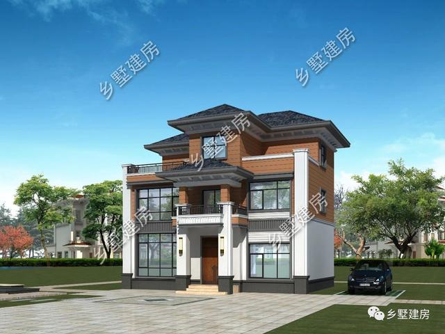 農(nóng)村自建房設(shè)計圖，整棟建筑優(yōu)雅大氣，十分適合廣大農(nóng)村的建房朋友