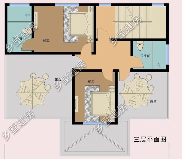 農(nóng)村自建房設(shè)計圖，整棟建筑優(yōu)雅大氣，十分適合廣大農(nóng)村的建房朋友