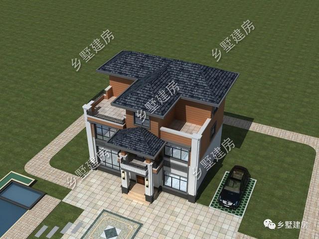 農(nóng)村自建房設(shè)計圖，整棟建筑優(yōu)雅大氣，十分適合廣大農(nóng)村的建房朋友