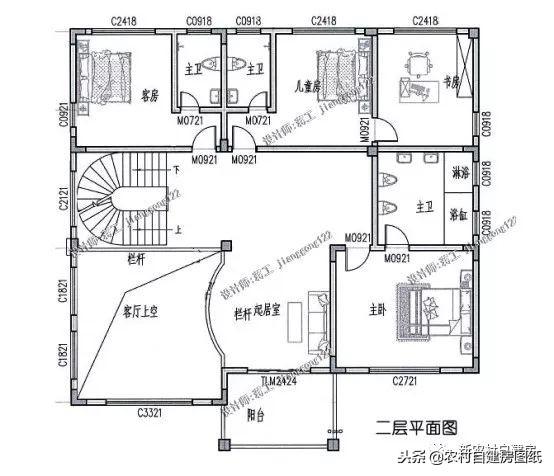 5款三層農(nóng)村建房別墅設計圖，豪華大氣，外觀經(jīng)典，三代不過時