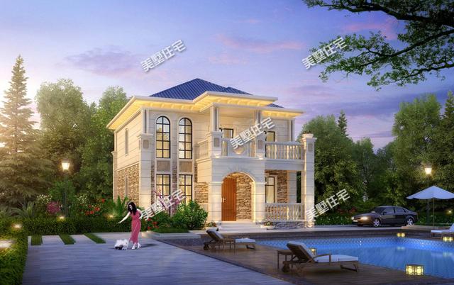 兩款法式浪漫別墅設計圖推薦，好看又實用