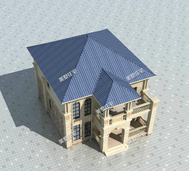 兩款法式浪漫別墅設計圖推薦，好看又實用