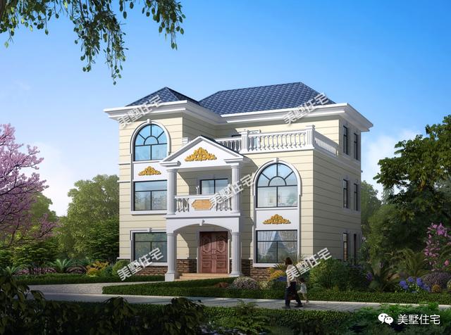 兩款法式浪漫別墅設計圖推薦，好看又實用