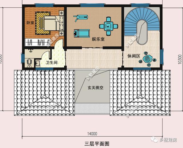 這款新中式別墅設(shè)計(jì)圖，整體效果令人驚嘆，簡(jiǎn)直太漂亮了
