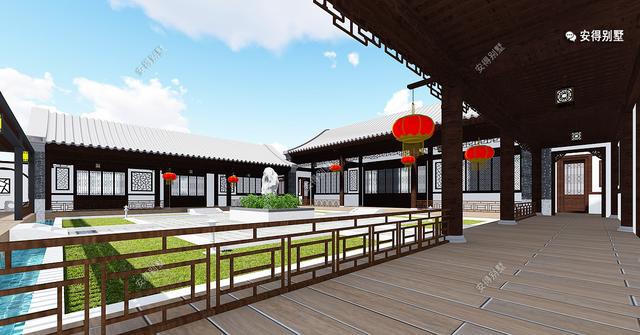 農(nóng)村自建鋼結(jié)構(gòu)四合院別墅設(shè)計(jì)圖，建一棟是幾代人的福音