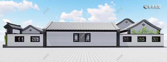 農(nóng)村自建鋼結(jié)構(gòu)四合院別墅設(shè)計(jì)圖，建一棟是幾代人的福音