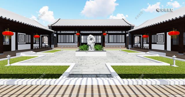 農(nóng)村自建鋼結(jié)構(gòu)四合院別墅設(shè)計(jì)圖，建一棟是幾代人的福音