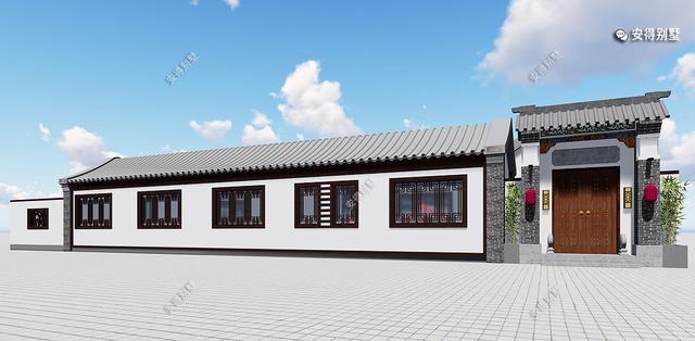 農(nóng)村自建鋼結(jié)構(gòu)四合院別墅設(shè)計(jì)圖，建一棟是幾代人的福音