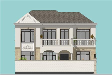 2024年農(nóng)村新款別墅設(shè)計(jì)圖，外觀干凈簡(jiǎn)約，戶型布局沒得挑