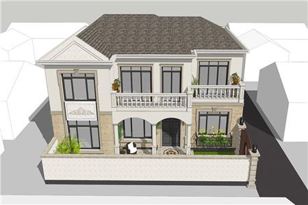 2024年農(nóng)村新款別墅設(shè)計(jì)圖，外觀干凈簡(jiǎn)約，戶型布局沒得挑