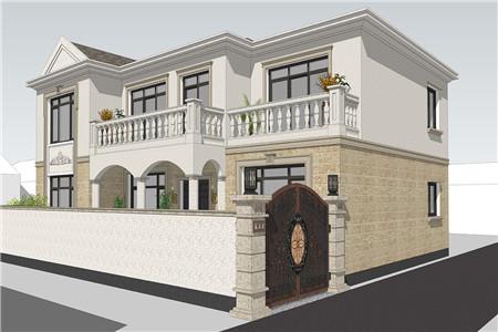 2024年農(nóng)村新款別墅設(shè)計(jì)圖，外觀干凈簡(jiǎn)約，戶型布局沒得挑