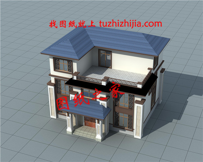 新中式農(nóng)村50萬(wàn)三層別墅款式，占地面積150平米左右