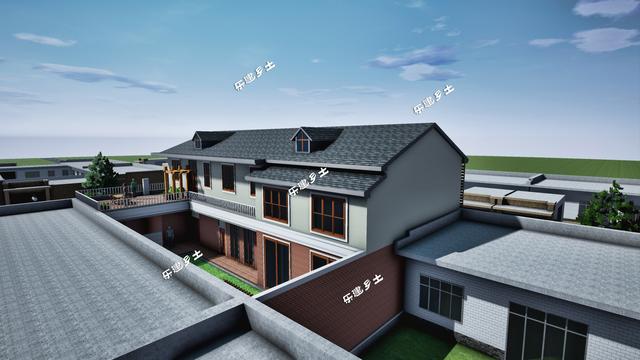 二層美式民宅設(shè)計(jì)圖，功能設(shè)計(jì)齊全，根據(jù)住戶需求設(shè)計(jì)