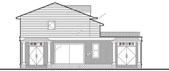 二層美式民宅設(shè)計(jì)圖，功能設(shè)計(jì)齊全，根據(jù)住戶需求設(shè)計(jì)