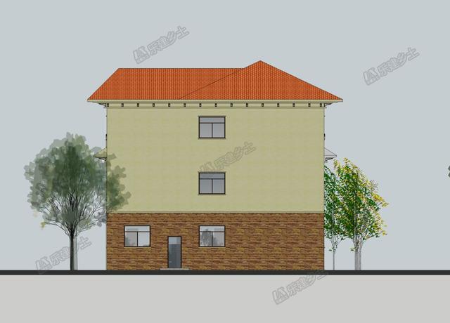 三層歐式別墅設(shè)計圖，既有恢弘大氣的外觀，又有清新自然的質(zhì)感