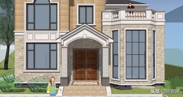 簡約二層別墅設(shè)計(jì)圖，簡約淡雅，占地不大，戶型緊湊居住舒適