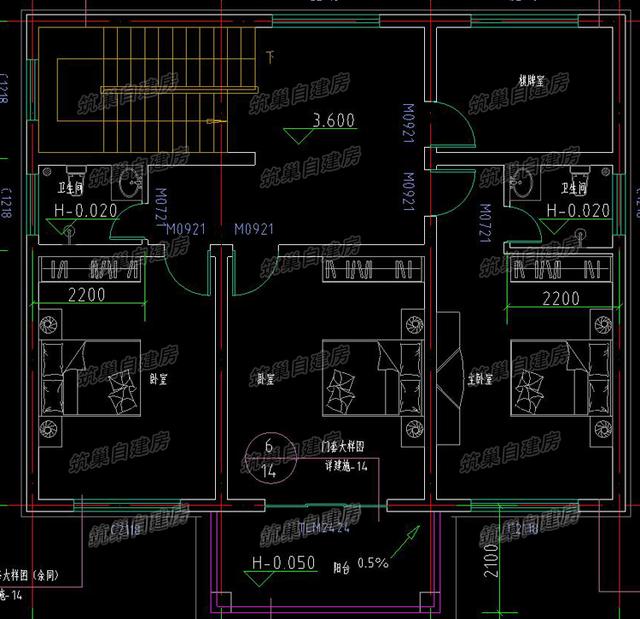 二層農(nóng)村自建房設(shè)計圖，戶型功能設(shè)計合理，實用性較強(qiáng)，非常適合農(nóng)村自建房