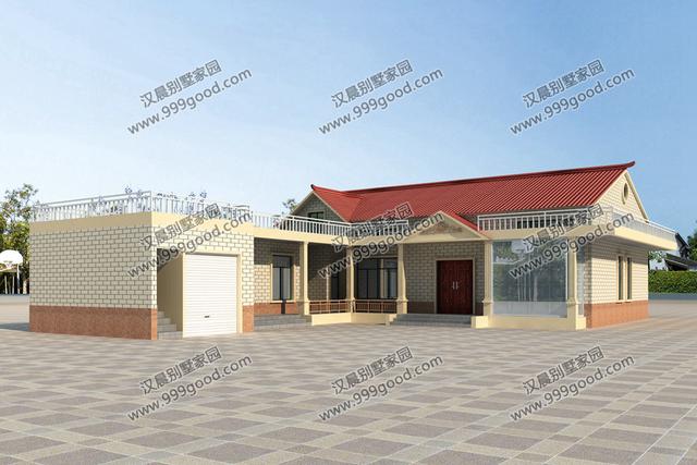 3款一層農(nóng)村別墅設(shè)計(jì)圖，大氣的戶型結(jié)構(gòu)，生活功能齊全