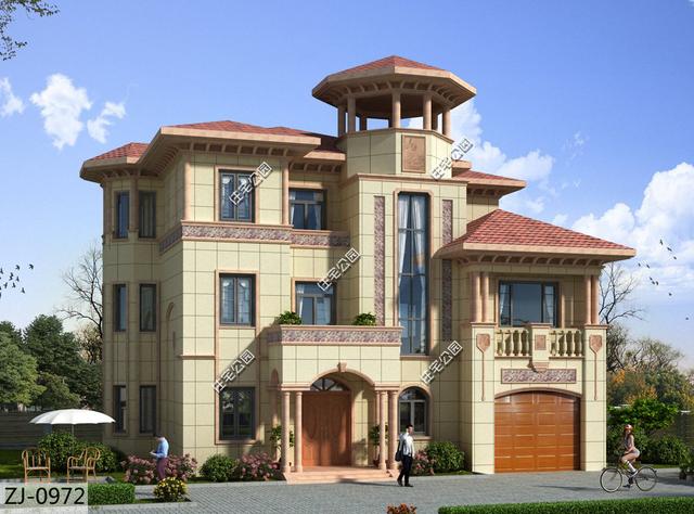 占地125平米農(nóng)村別墅設(shè)計(jì)圖，大氣的外觀配上實(shí)用的布局