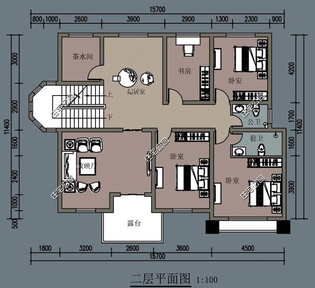 占地125平米農(nóng)村別墅設(shè)計(jì)圖，大氣的外觀配上實(shí)用的布局