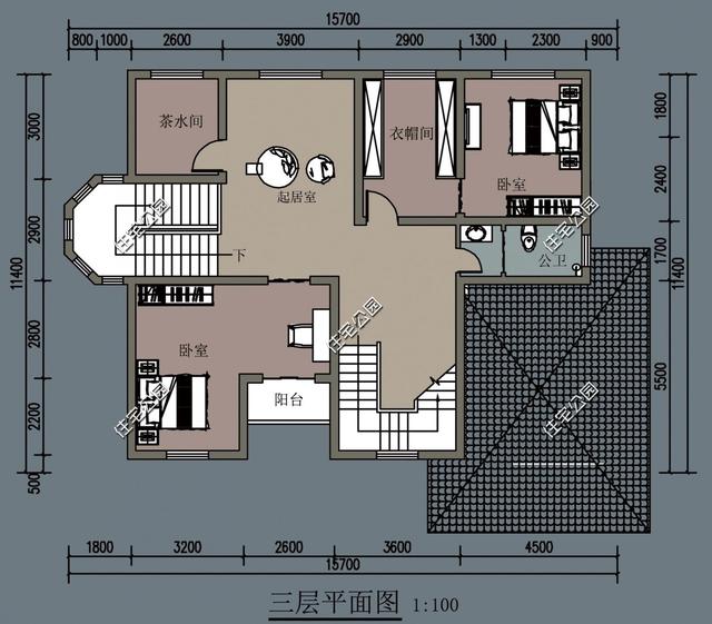 占地125平米農(nóng)村別墅設(shè)計(jì)圖，大氣的外觀配上實(shí)用的布局