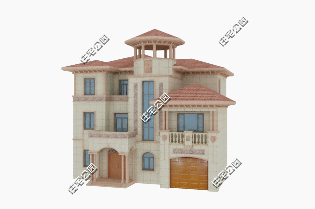 占地125平米農(nóng)村別墅設(shè)計(jì)圖，大氣的外觀配上實(shí)用的布局