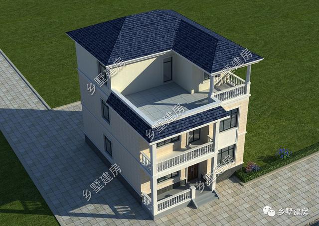 現(xiàn)代風(fēng)格農(nóng)村三層別墅設(shè)計(jì)圖，人人都贊嘆：這真是太漂亮了！