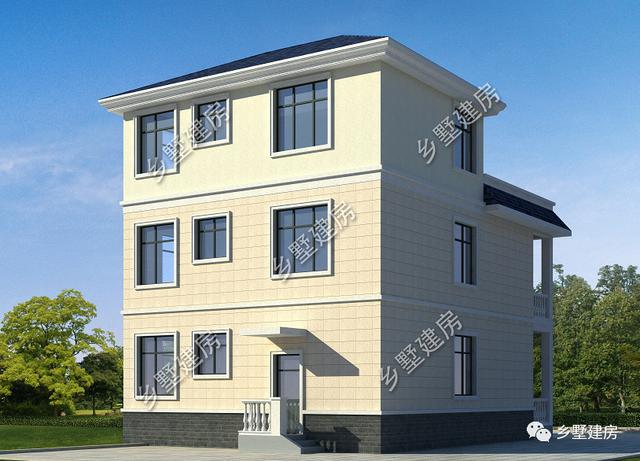 現(xiàn)代風(fēng)格農(nóng)村三層別墅設(shè)計(jì)圖，人人都贊嘆：這真是太漂亮了！