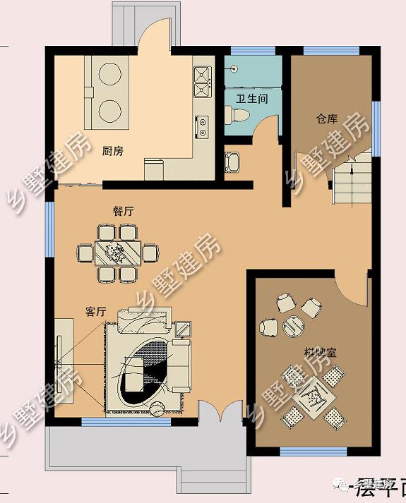 現(xiàn)代風(fēng)格農(nóng)村三層別墅設(shè)計(jì)圖，人人都贊嘆：這真是太漂亮了！