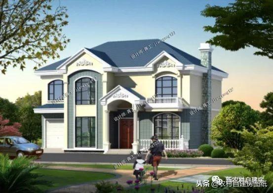 12款帶車庫(kù)的農(nóng)村別墅設(shè)計(jì)圖紙，每一款都很大氣實(shí)用