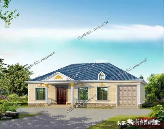 12款帶車庫(kù)的農(nóng)村別墅設(shè)計(jì)圖紙，每一款都很大氣實(shí)用