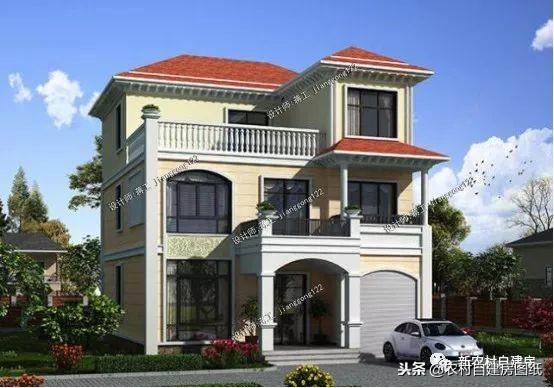 12款帶車庫(kù)的農(nóng)村別墅設(shè)計(jì)圖紙，每一款都很大氣實(shí)用