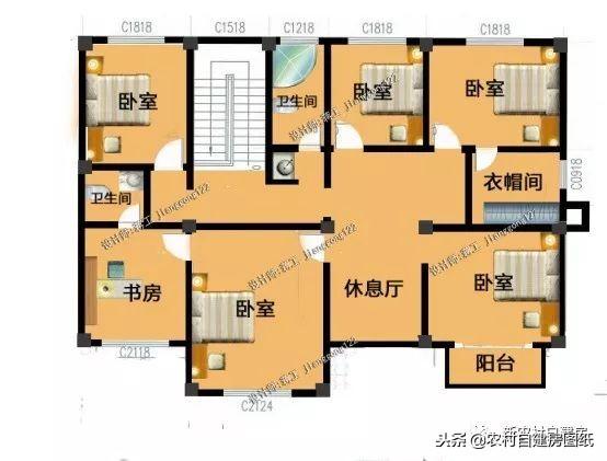 12款帶車庫(kù)的農(nóng)村別墅設(shè)計(jì)圖紙，每一款都很大氣實(shí)用