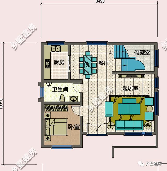 建房案例中最常見(jiàn)的小別墅設(shè)計(jì)圖，耀眼奪目，落落大方