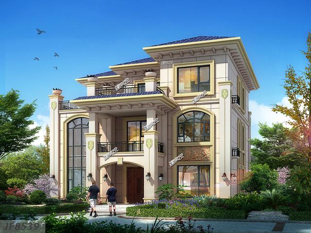 這款三層中式別墅，非常的接地氣，戶型方正大氣帶來(lái)大大的生活享受