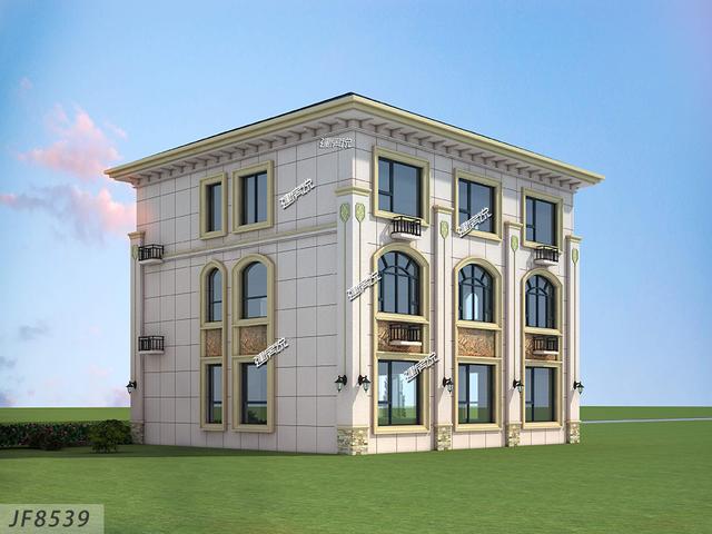 這款三層中式別墅，非常的接地氣，戶型方正大氣帶來(lái)大大的生活享受