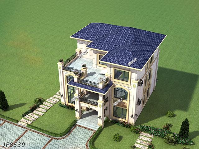 這款三層中式別墅，非常的接地氣，戶型方正大氣帶來(lái)大大的生活享受