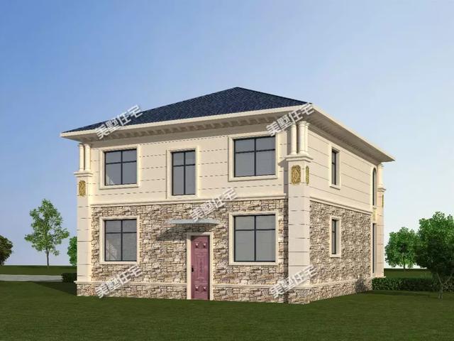 10X13米二層別墅設(shè)計(jì)圖，外觀精美，居住舒適，享受平淡的幸福