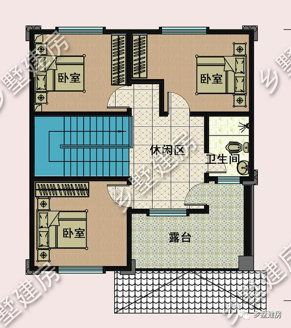 農(nóng)村自建三層小樓房設計圖，美觀大方，外觀時尚