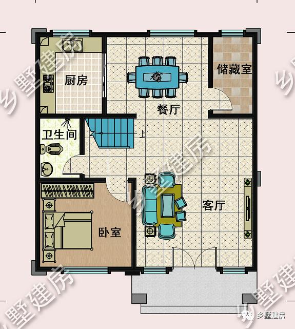 農(nóng)村自建三層小樓房設計圖，美觀大方，外觀時尚