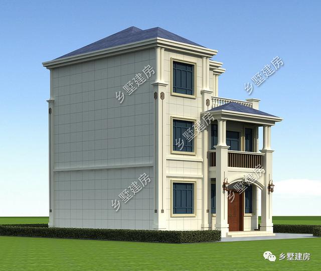 農(nóng)村自建三層小樓房設計圖，美觀大方，外觀時尚