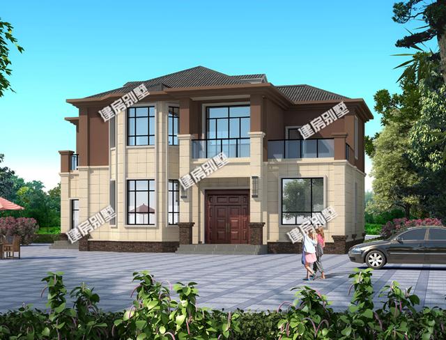 幾款兩層小別墅設(shè)計(jì)圖，戶型南北通透，35萬就搞定