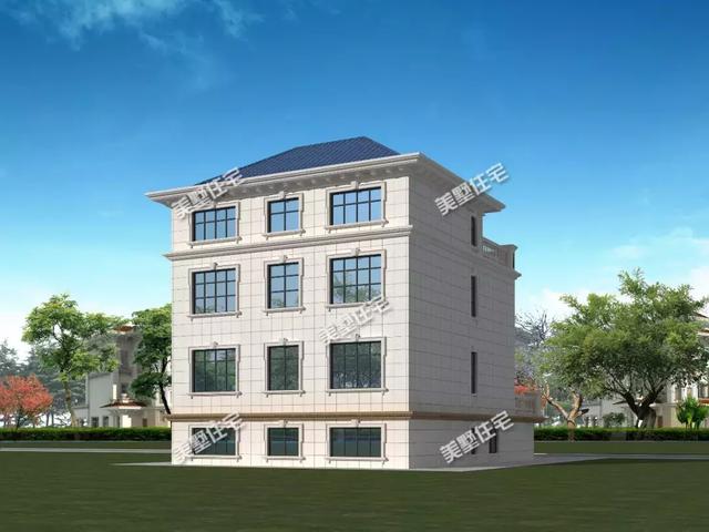 這款別墅外觀上拒絕平庸的立面造型，富有層次感，看起來大氣而亮眼