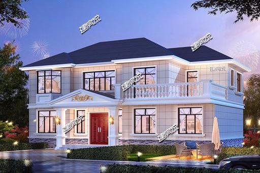 農(nóng)村最漂亮二層別墅設(shè)計圖，漂亮的戶型，一眼就能讓人心動