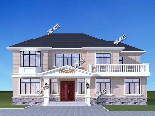 農(nóng)村最漂亮二層別墅設(shè)計圖，漂亮的戶型，一眼就能讓人心動