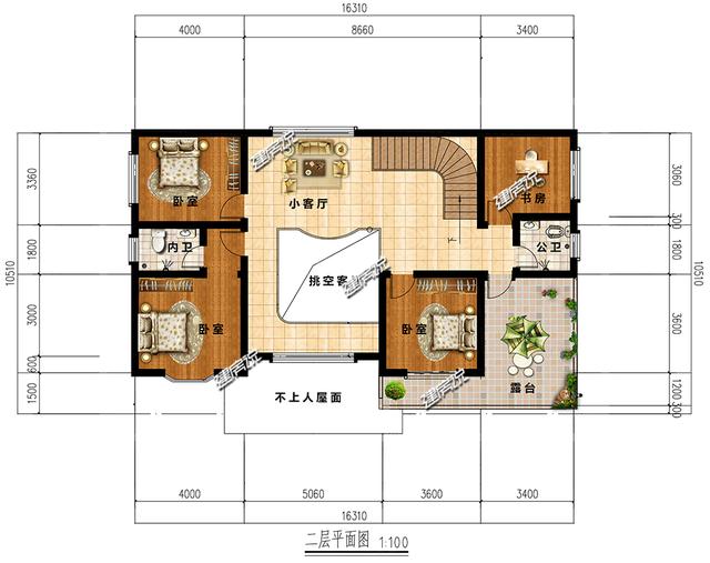 農(nóng)村最漂亮二層別墅設(shè)計圖，漂亮的戶型，一眼就能讓人心動