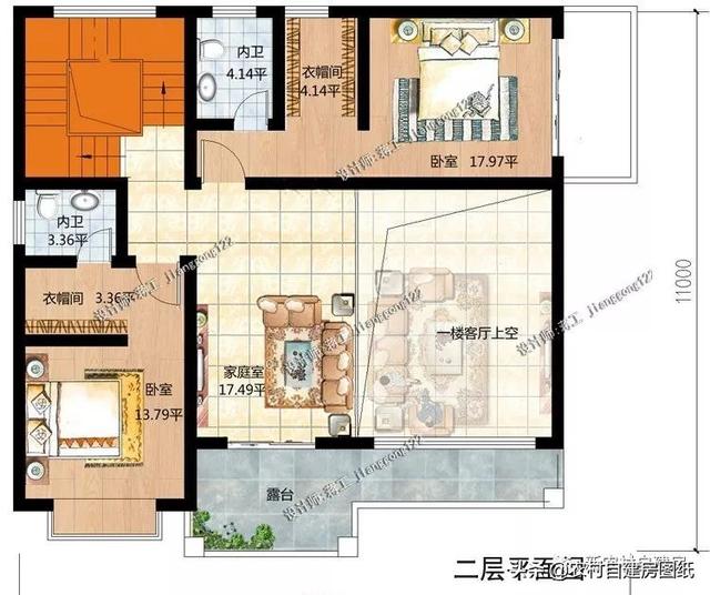 120平的三層別墅設計圖，2款案例25萬和35萬，時尚和經典中式你建哪款？