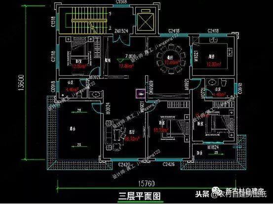 5款三層鄉(xiāng)村自建小別墅，框架結(jié)構(gòu)70年使用年限，三代都不過(guò)時(shí)