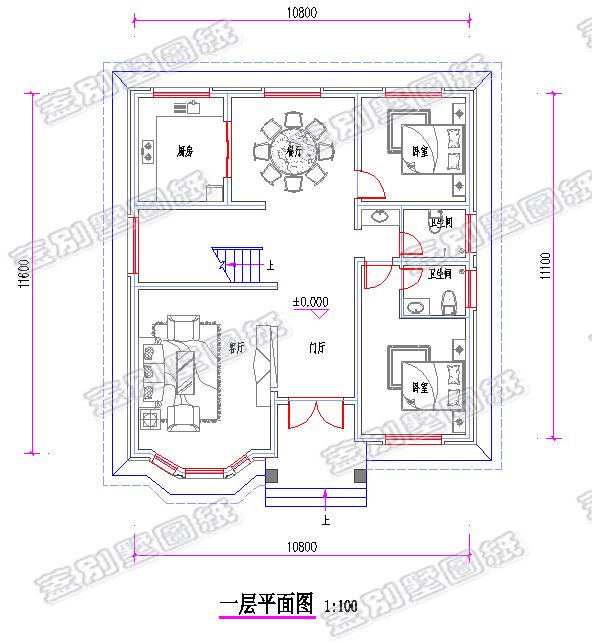 新出爐帶挑空客廳二層別墅設(shè)計(jì)圖，新年新氣象！
